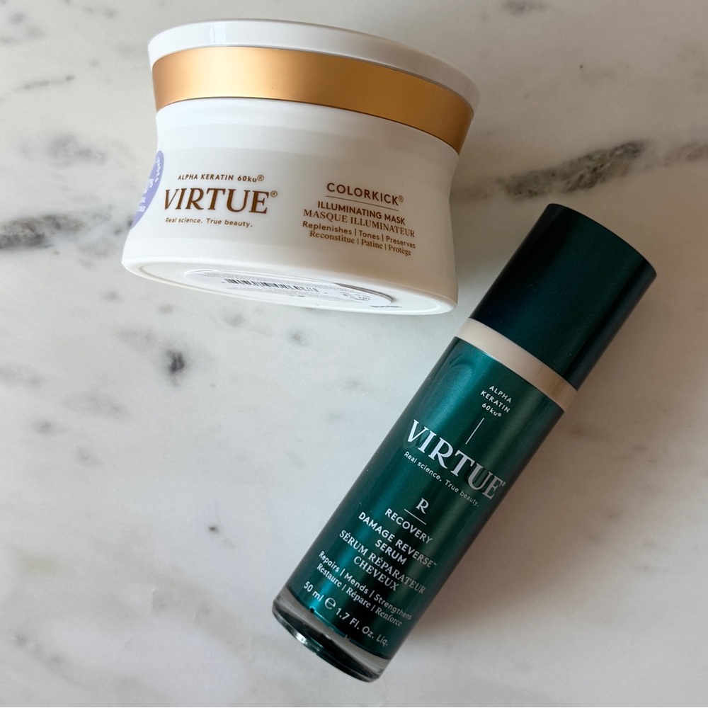 Virtue Damage Reverse Serum + Virtue Colorkick Illuminating Mask Set